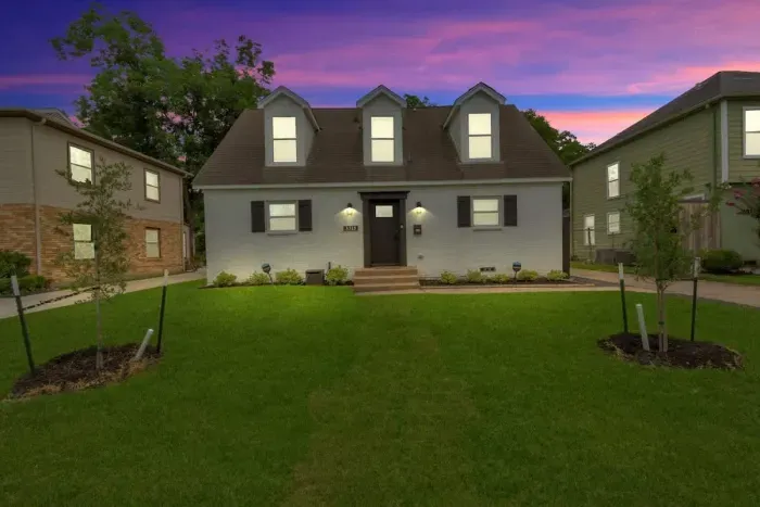Exterior view of the home.