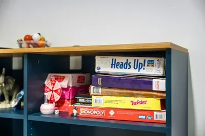 Enjoy game night with a fun selection of board games ready for all ages. Perfect for friendly competition, rainy days, or relaxed evenings spent making memories together.