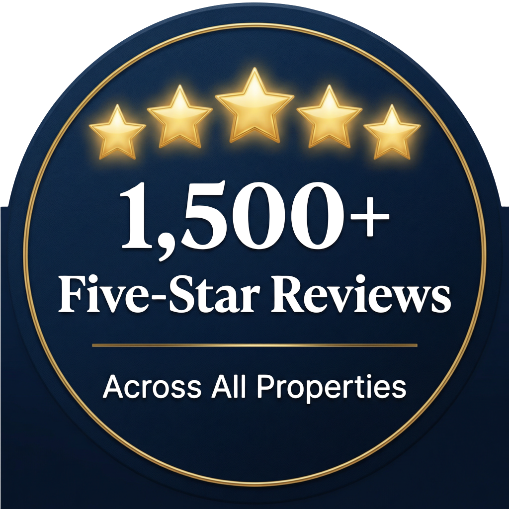 1,500+ Five-Star Reviews badge