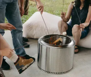 The Solo fire pit is perfect for toasting marshmallows with your special someone!