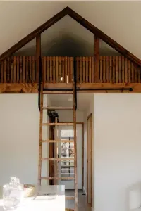 Climb up to the loft to embrace wonder and creativity in our cozy loft space with art supplies and games. 