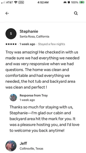 Great guest reviews!