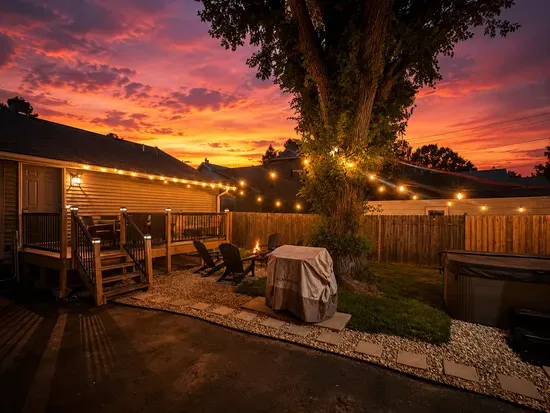 Sunset New Deck Pic