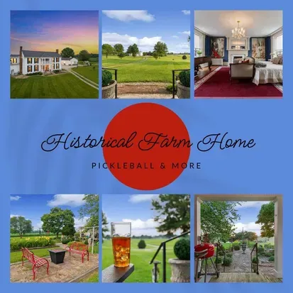 Charming 5-bedroom farmhouse with WiFi, AC in lovely Bardstown