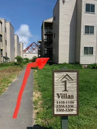 Entrance to Villa #1