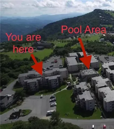Short walk to pool & amenities