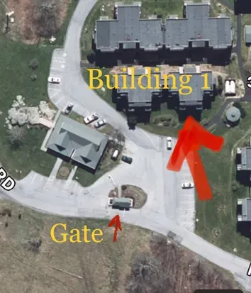 Overview building 1 and Gate entrance