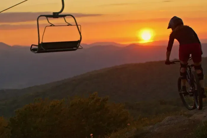 Sunset on Beech Mtn