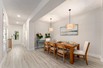 Dining room with seating for 8. 