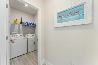 Need to wash while you are here?  Full washer and dryer available. 