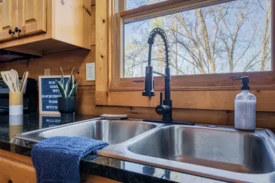 Modern kitchen details.
