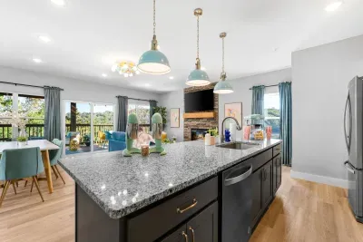 Counter space on our island!