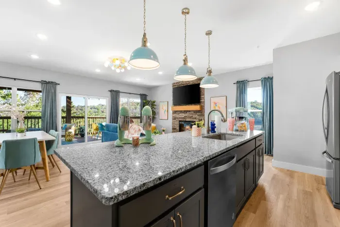 Counter space on our island!