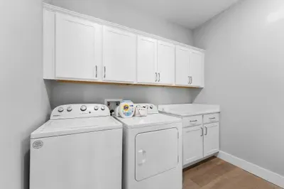 Dirty Clothes? Quickly throw in a load or two.