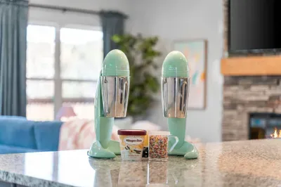 Retro Ice Cream Station: Whip up delightful shakes with vintage charm! Perfect for family fun!