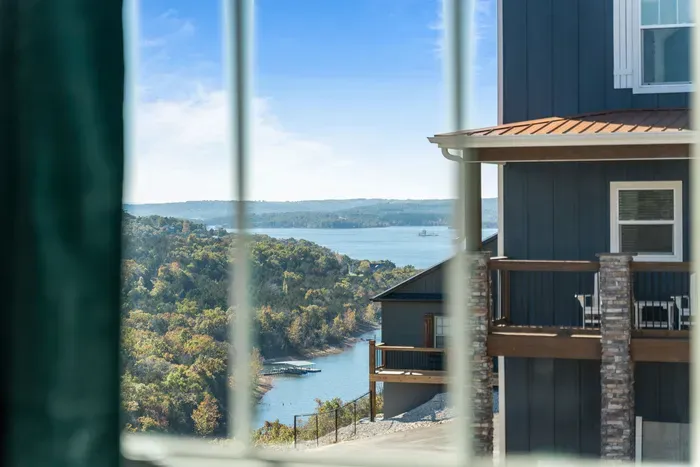 View from Bedroom 1 of Table Rock Lake!