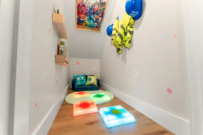 Discover a hidden Monsters, Inc.-inspired room that's full of surprises. ✨