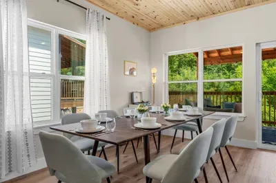Gather around the spacious 8-seat dining table for meals, laughter, and unforgettable memories.