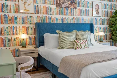Live your own fairy tale in our Beauty and the Beast-inspired bedroom. 🌹✨