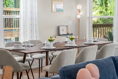 A spacious dining area designed to bring everyone together.