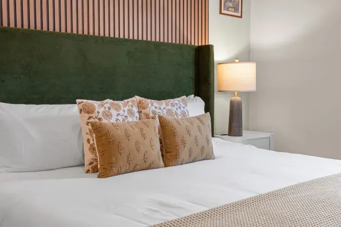 Unwind in a beautifully designed space where comfort meets charm.