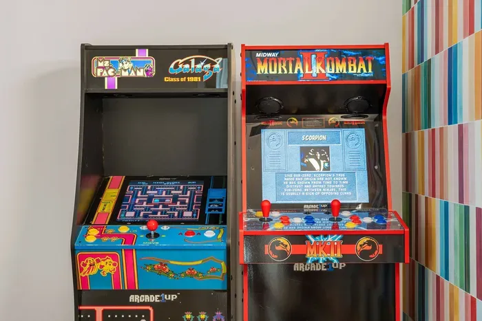 Retro arcade fun right inside your vacation home. 🕹️✨
