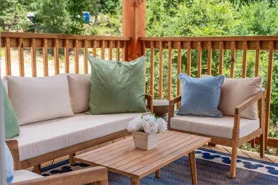 Relax outdoors and make lasting memories in this cozy patio retreat. ✨