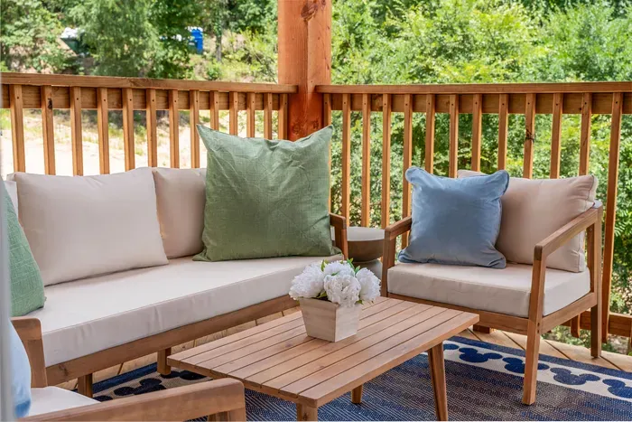 Relax outdoors and make lasting memories in this cozy patio retreat. ✨