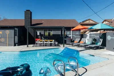Relax and unwind in this refreshing pool area, ideal for cooling off and enjoying the outdoor atmosphere.