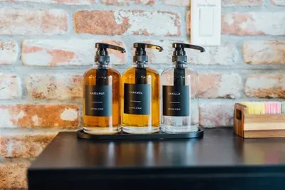 Enjoy a variety of flavored syrups to elevate your coffee experience.