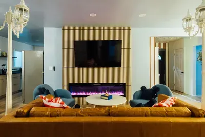 Comfortable living room perfect for relaxing and spending time with family and friends.