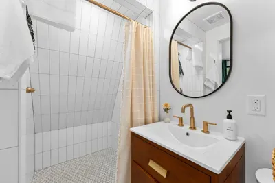 Simple, elegant, and functional—this bathroom is designed for everyday comfort.