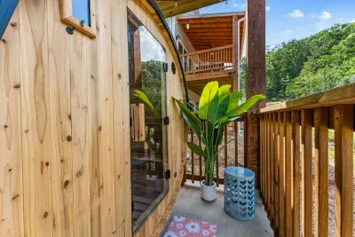 Your own private outdoor spa session starts right here. ♨️✨