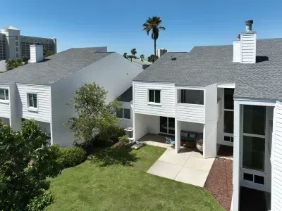 The home’s exterior, offering a glimpse of your relaxing getaway.