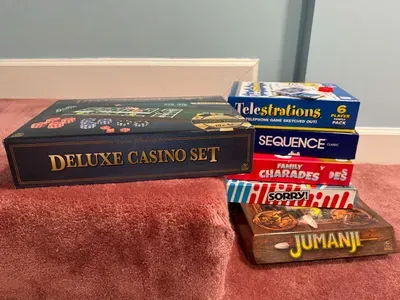 Beyond the sun and sand, Seabreeze Villa is fully stocked for cozy family game nights.