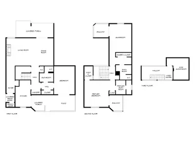 Seabreeze Villa floor plan to help with vacation planning!