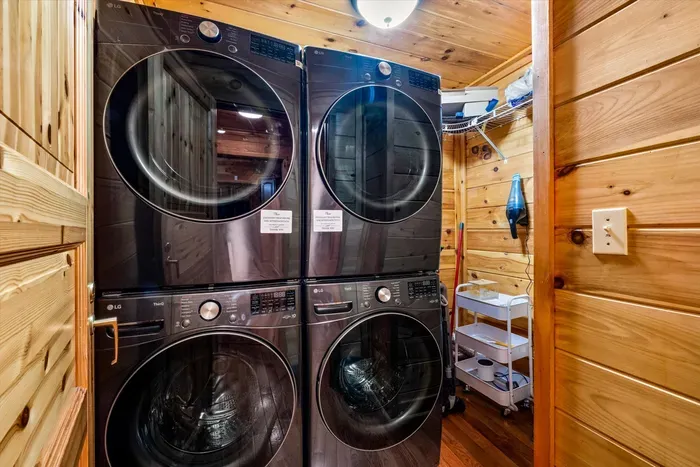 Double LG washer and dryer to use during your stay