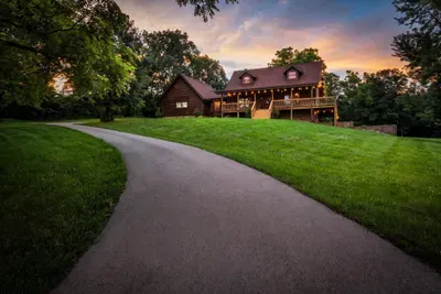 As the sun sets, soft deck lighting creates the perfect ambiance for a relaxing evening outdoors.