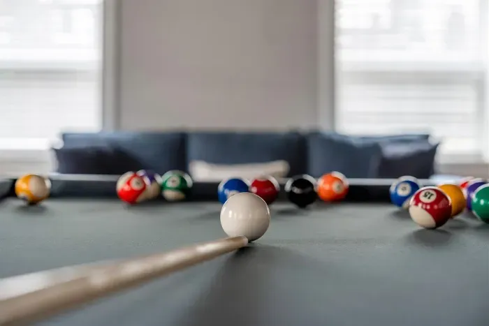 Play pool with your friends and family