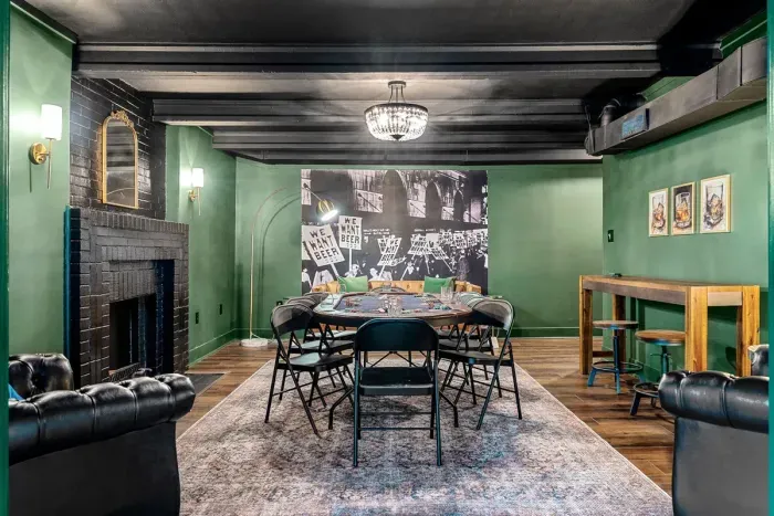 Welcome to the speakeasy, where you can play poker, have drinks or simply hang out with friends and family