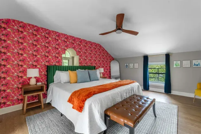 The king size bed is brand new and very comfortable