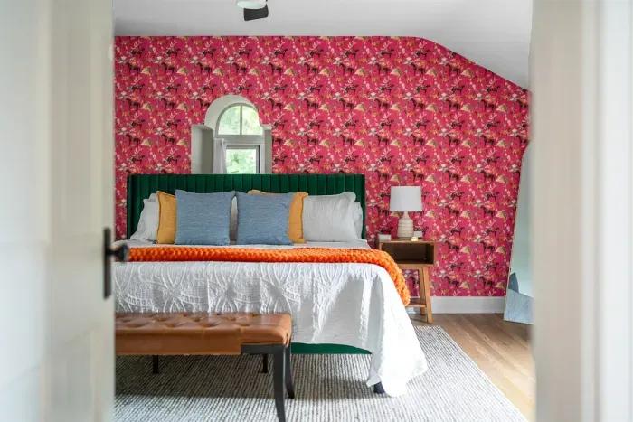 This bedroom has a king bed and is located on the 2nd floor