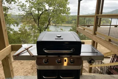 We provide a grill and propane with