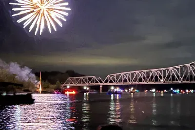 Shell Knob Bridge -  Celebrating July 4th in Shell Knob is magical.
