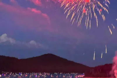 4th of July - Boats on Table Rock and fireworks! Lake life is good life.