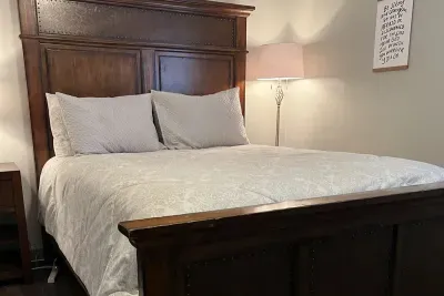 Queen Bedroom offers a comfy bed for a wonderful night's sleep!