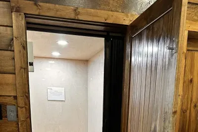 Complete with an elevator