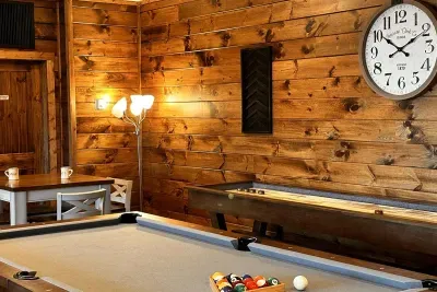 Pool Table, Shuffleboard, PacMan and Games!  Enough toys to keep them busy for hours!