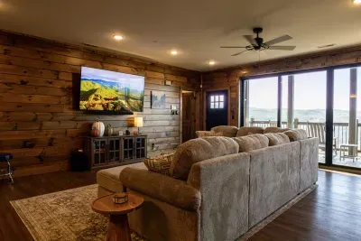 Lowest Level TV Area