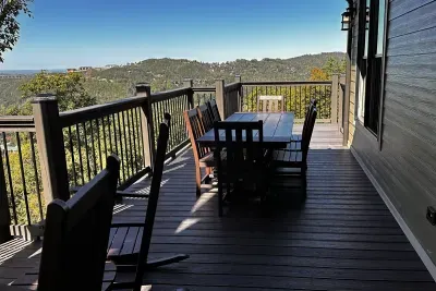 The view from the top deck